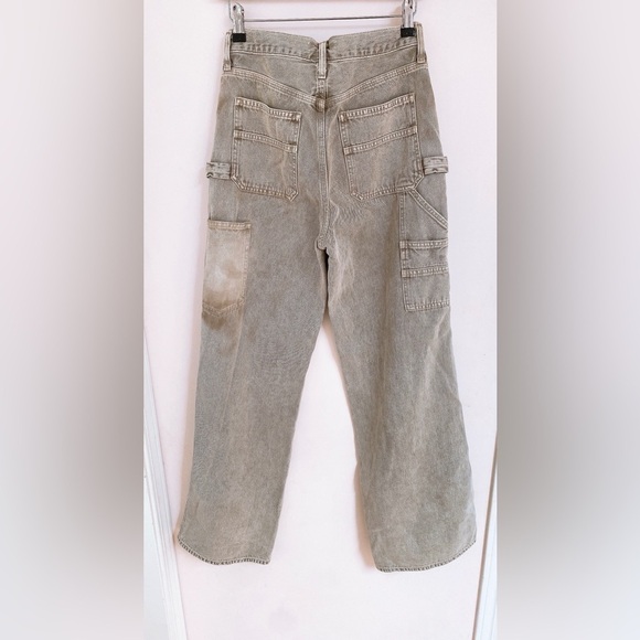 AGOLDE Magda Carpenter Jean in Drab - Picture 5 of 11